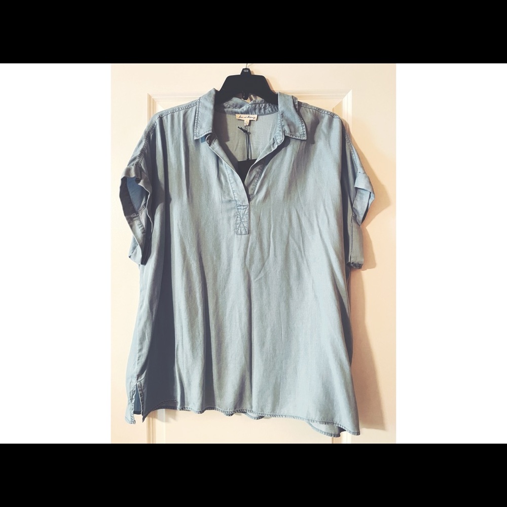 Jane and Delancey short sleeve shirt